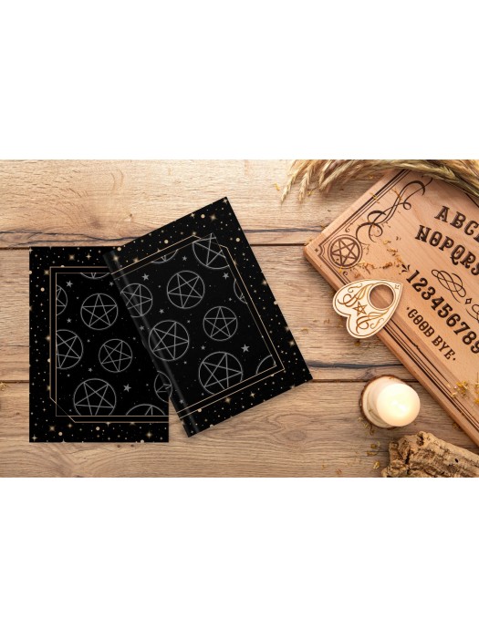 Тефтер с твърди корици Cute Evil - pentagram